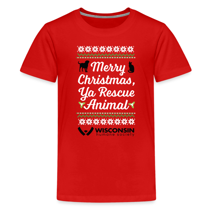 Ya Rescue Animal Kids' Premium T-Shirt - red