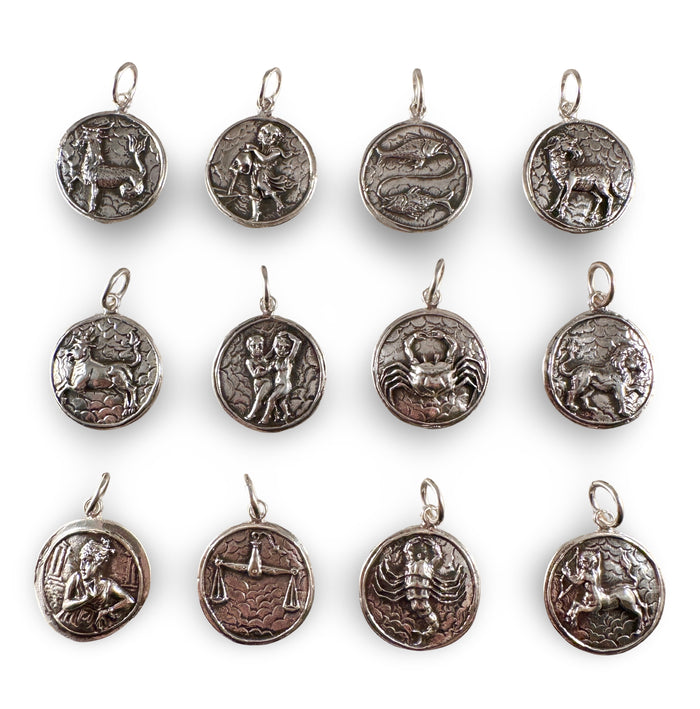 Zodiac Sterling Pendant