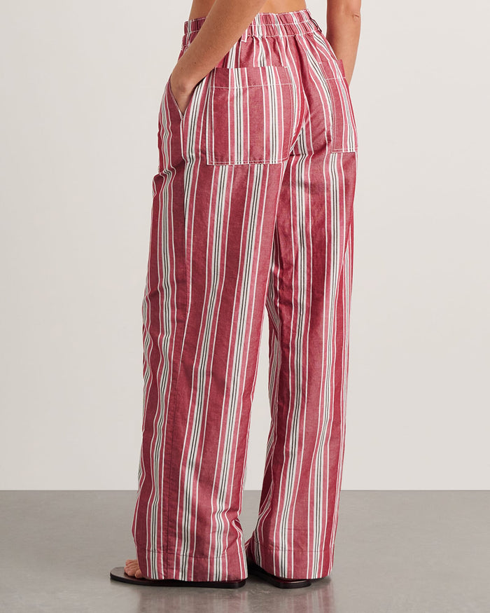 JAG zuri pant ivoryburgundy