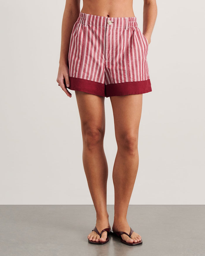 JAG zuri short ivoryburgundy