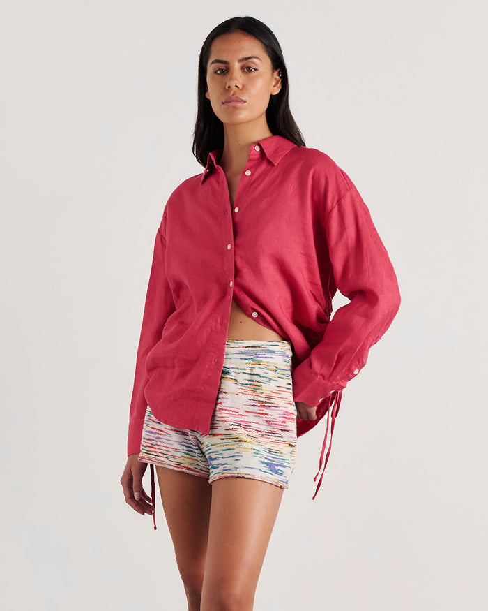 Zuri Side Tie Shirt